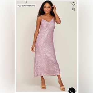 NWT Pink Sequin Dress - Maternity or not! (It’s just stretchy)